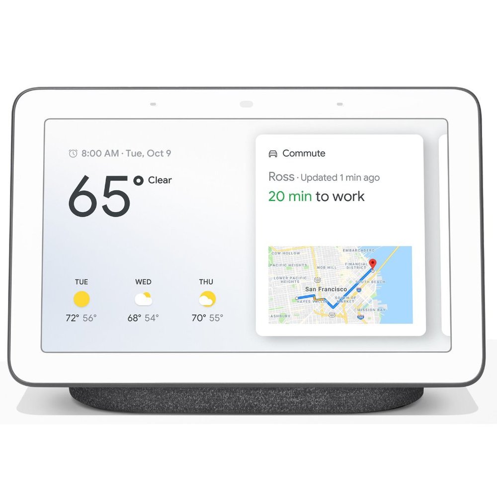Brand New! Google Nest Hub With Google Assistant (GA00515-US) - Charcoal